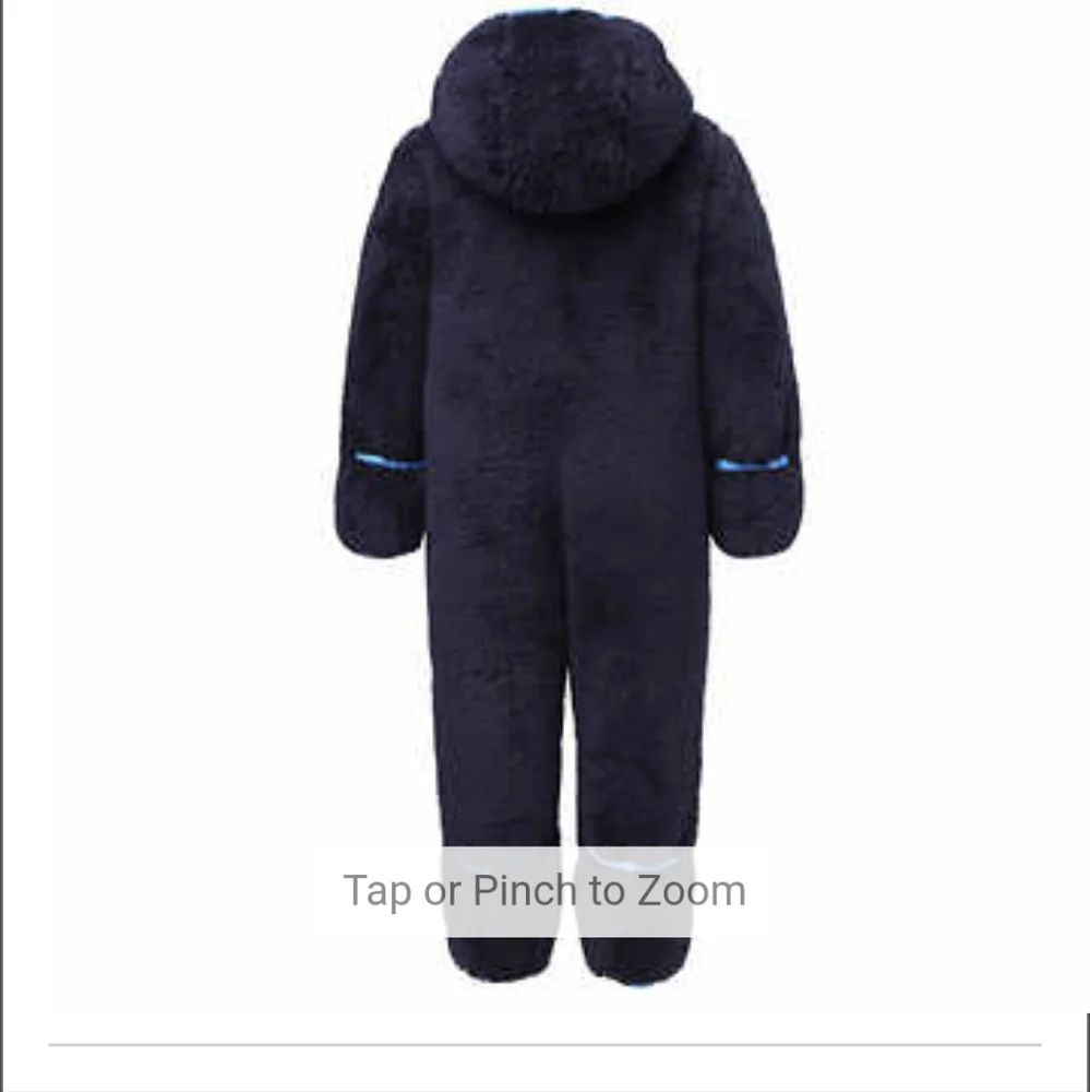 Snozu Infant 2-piece Fleece Set, jacket and snowsuit, Blue nwt, 9-12m